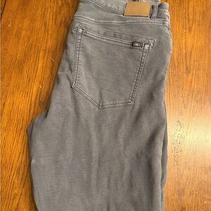 Faherty blue/gray terry 5 pocket pants 38 x 32
